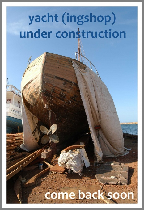 yacht(ingshop) under construction